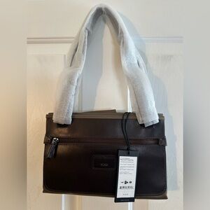 TUMI Pack-a-way RETIRED Foldable Lrg Tote Nylon Leather NWT Voyageur Collection